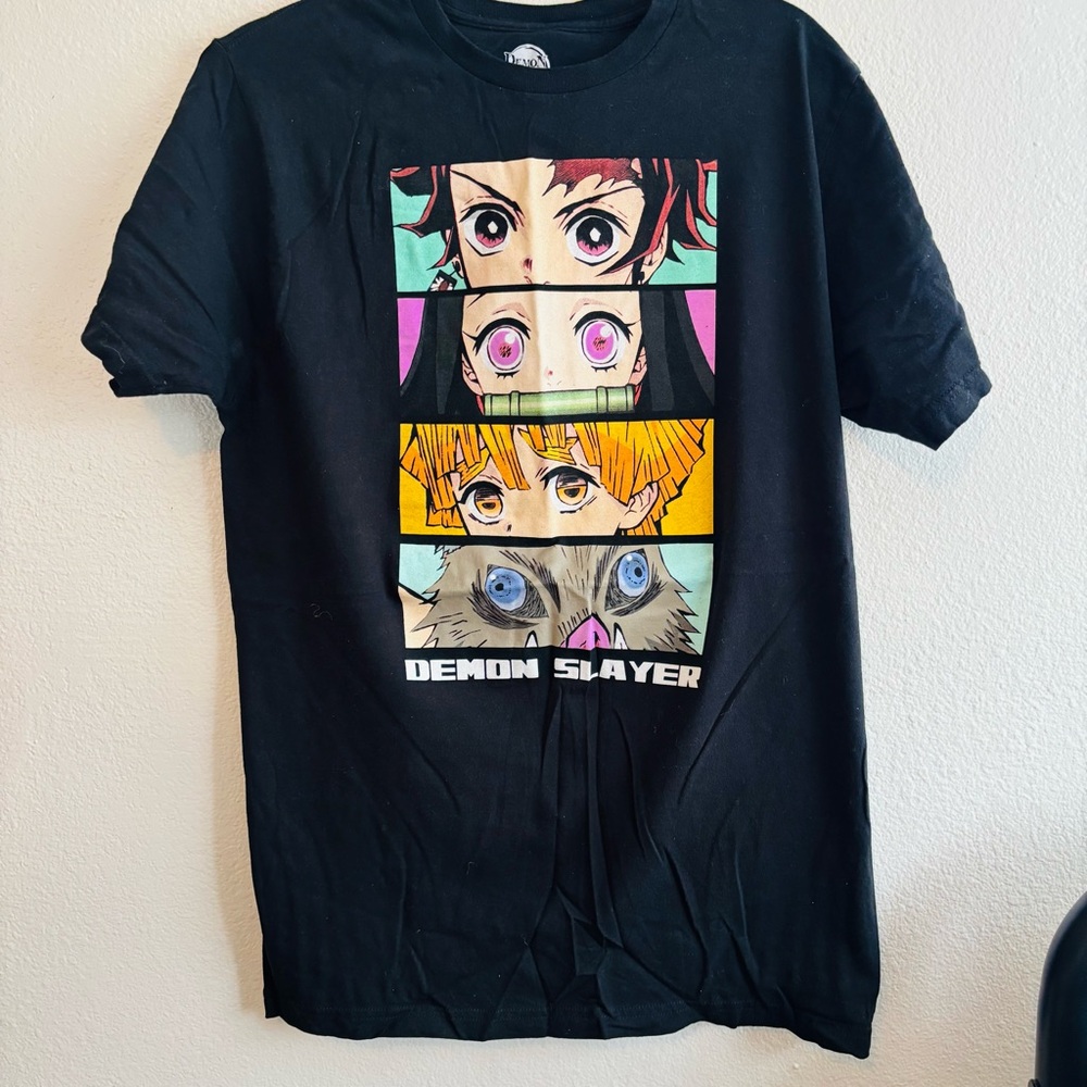 Demon Slayer Black Graphic T-Shirt